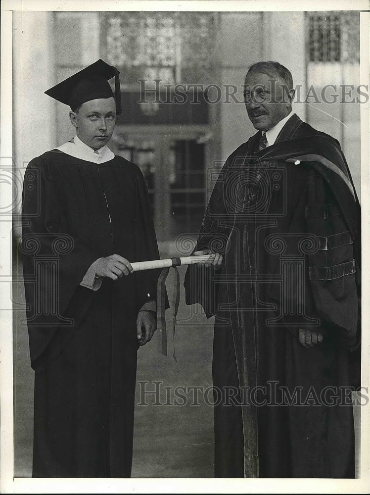 1933 Press Photo President of University of Pennsylvania Thomas Gates - Historic Images