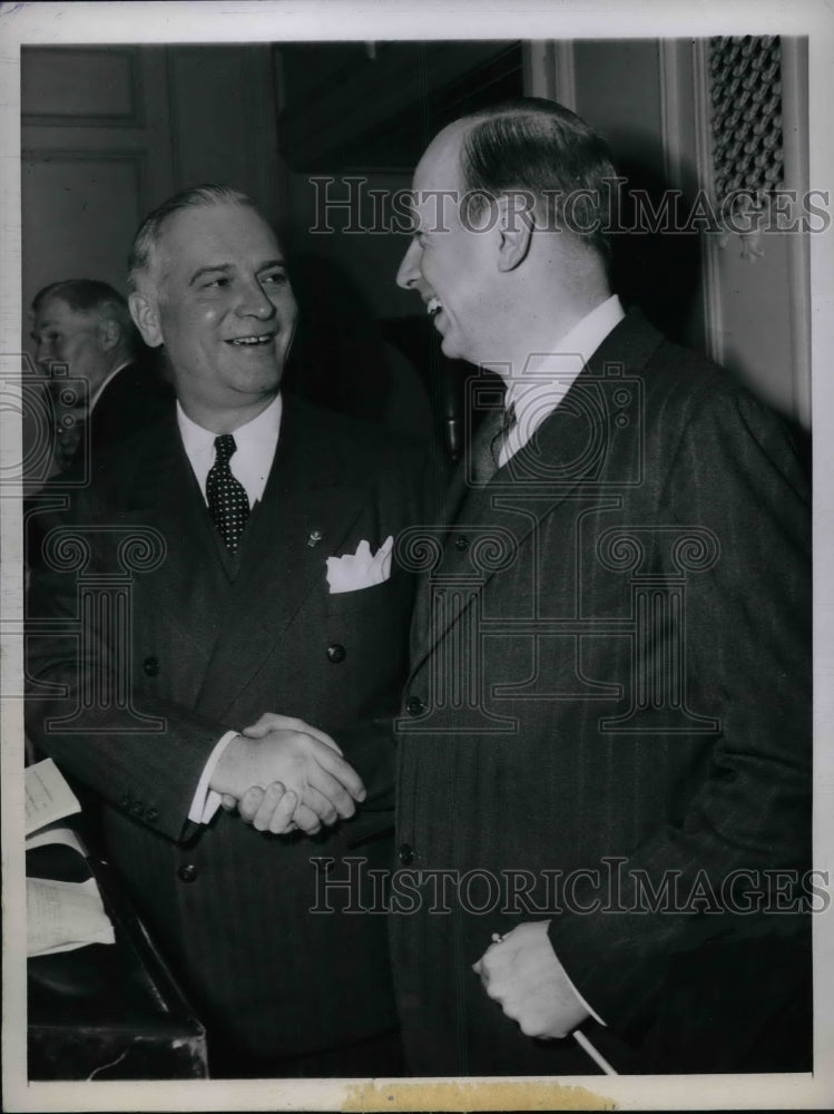 1945 Illinois Governor Dwight Green &amp; RNC Chairman Herbert Brownell - Historic Images