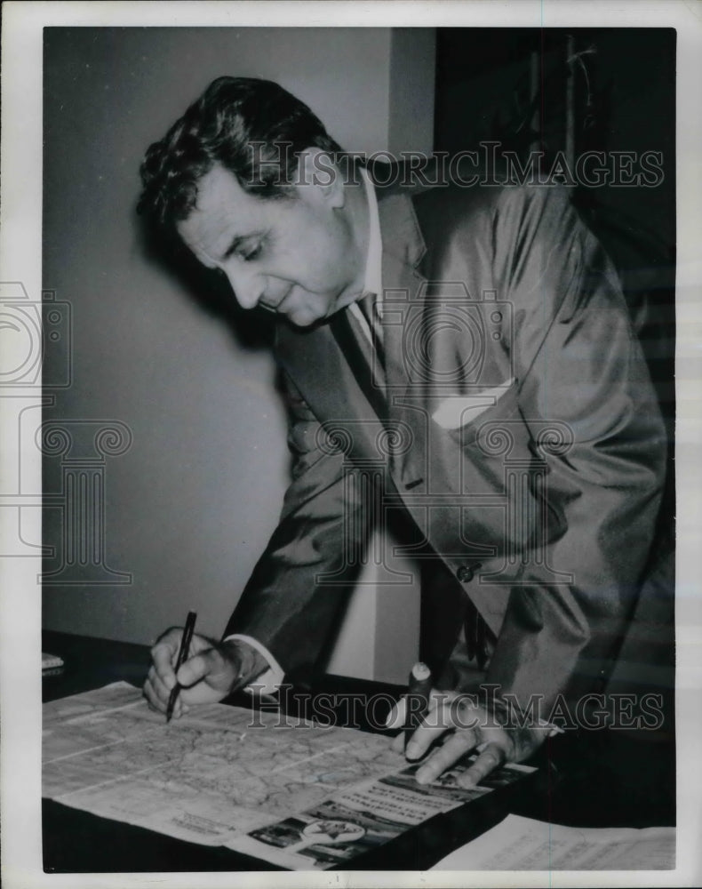 1963 Press Photo Huan Ysidro Jiminez Grullon Presidential Race Dominican Rep - Historic Images
