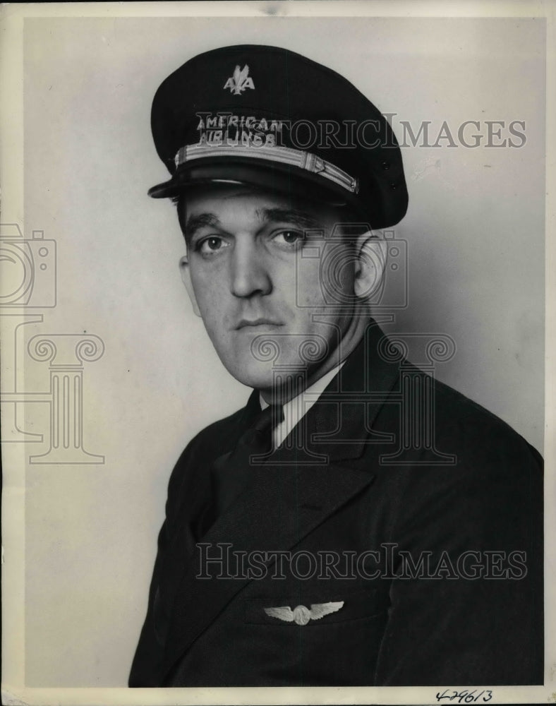 1938 Ellwood James Goeringer Second Pilot American Airlines - Historic Images