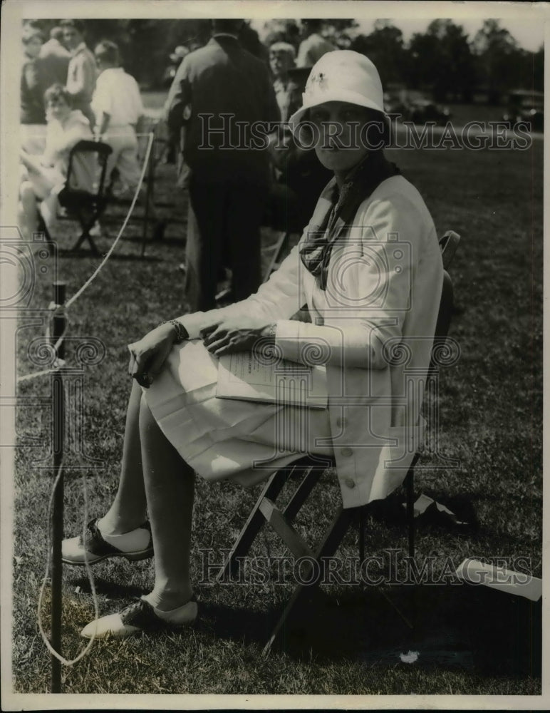 1928 Mrs Robert Guggenheim at a New York event  - Historic Images