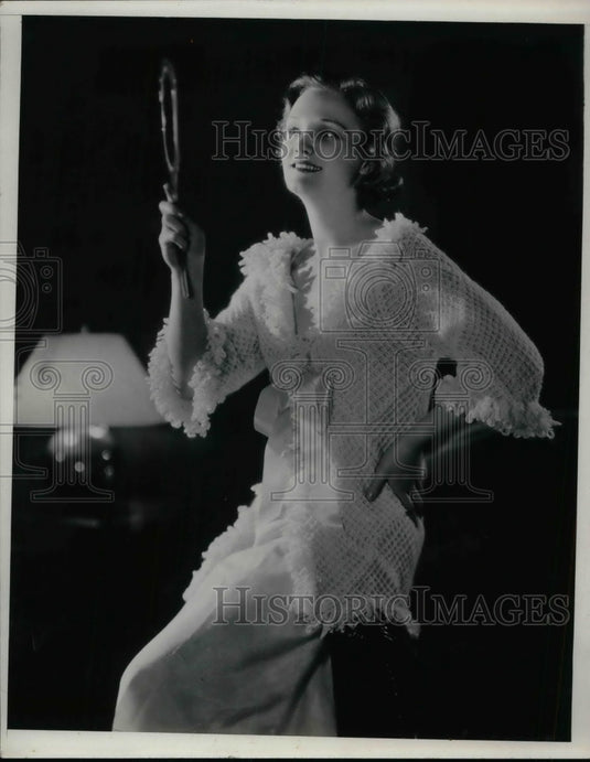 1933 Women's Knitted Evening Jacket  - Historic Images