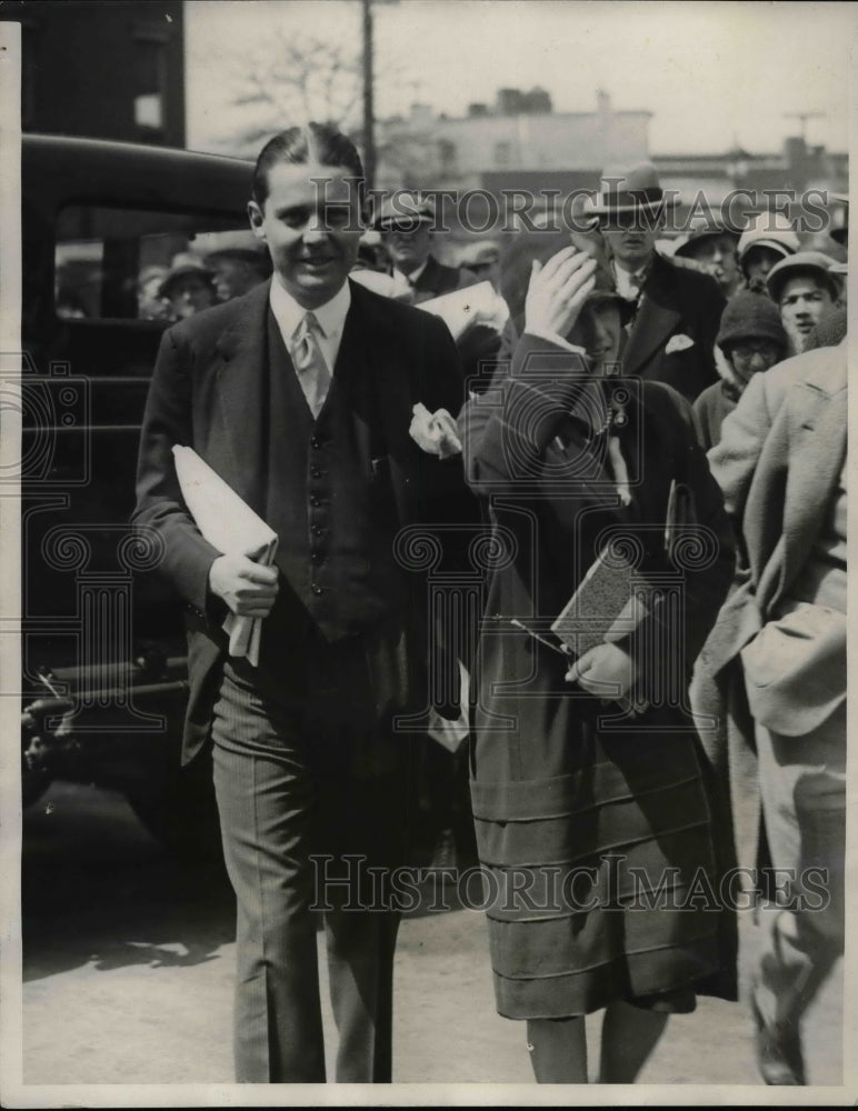 1926 NY, Marquis &amp; Marchioness of Queensbury at trial of Mrs Snyder - Historic Images