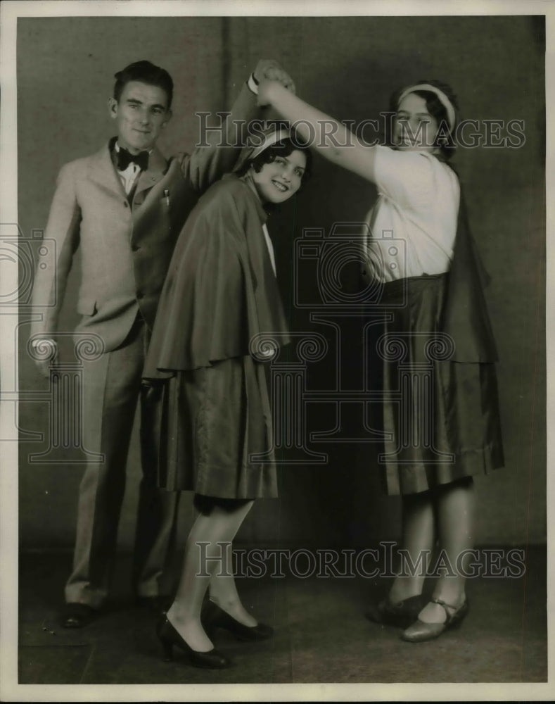 1928 Press Photo Irish dancer, May R Duffy in native costume,TJ Duffy, McDonald - Historic Images