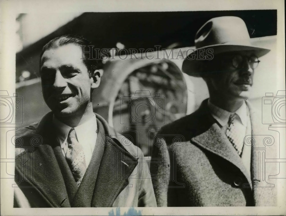 1929 Richard Grace Major Grant Dodge Pilot Pacific Ocean  - Historic Images