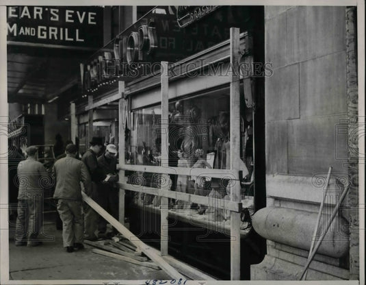 1938 New Years Party Broadway New York Times Square District - Historic Images