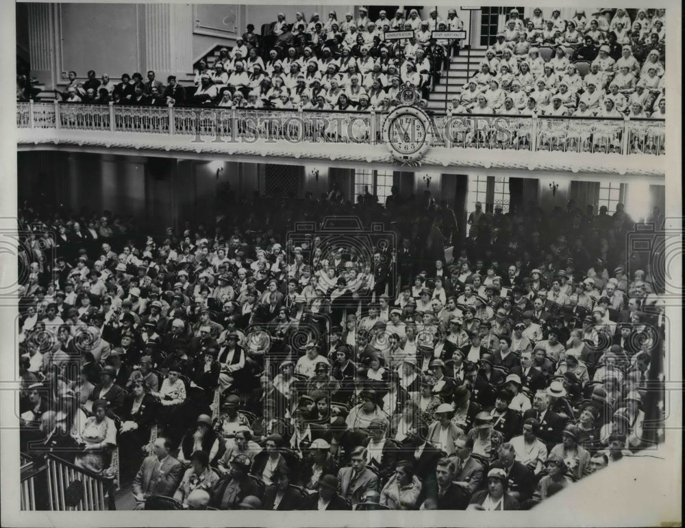 1933 Red Cross convention at Memorial Continental Hall in D.C. - Historic Images