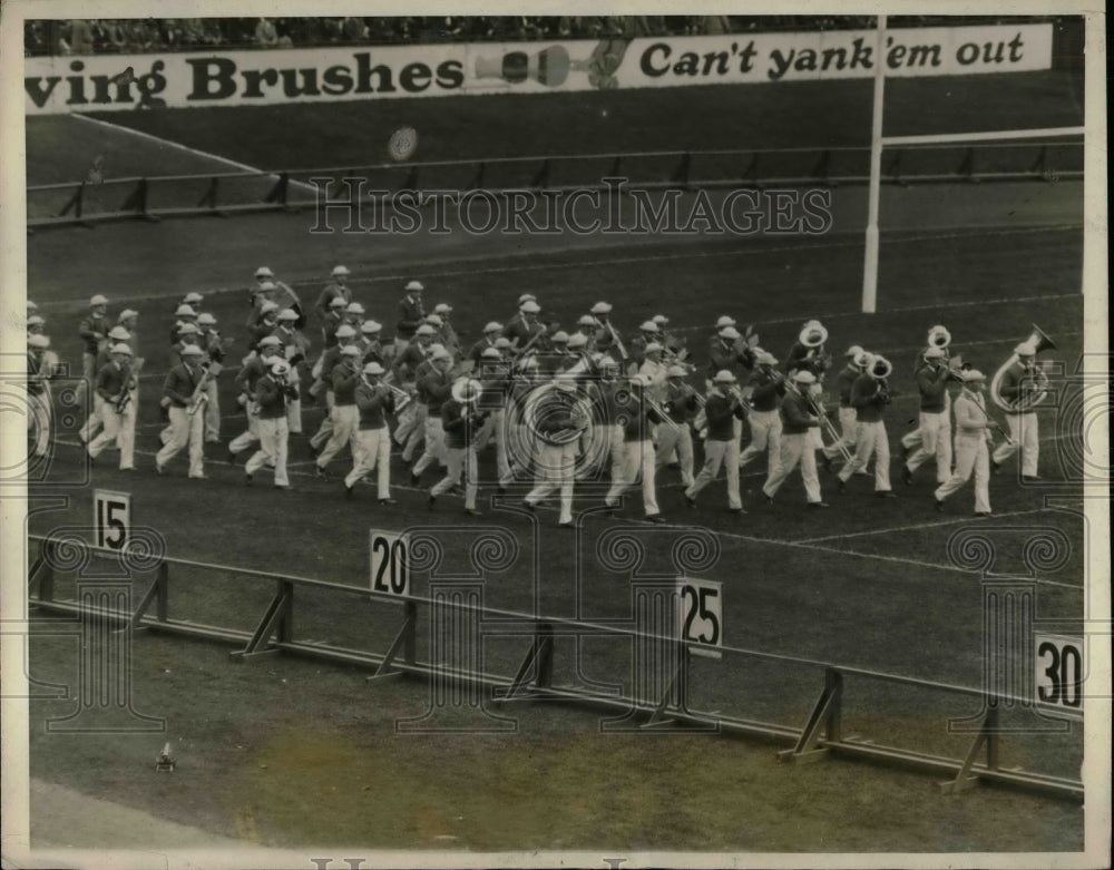 1926 Press Photo New York University Marching Band Tulane Contest - Historic Images