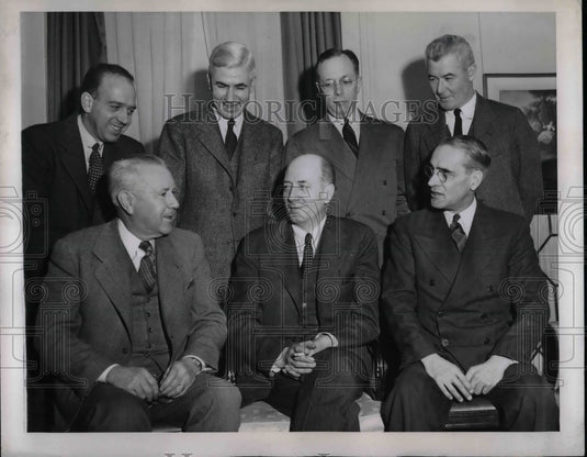 1944 Press Photo Members of Executive Board of Natl. Collegiate Athletic Assn. - Historic Images