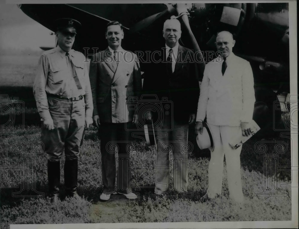 1935 Congressmen Frank Kennedy Edwin Schaeffer and John McSwain - Historic Images