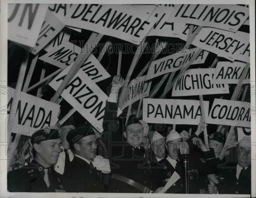 1939 Raymond Kelly elected National Commander American Legion - Historic Images