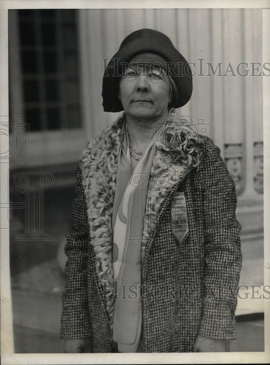 1930 Press Photo Lulu Shakespeare attends United Spanish War Veterans conference - Historic Images