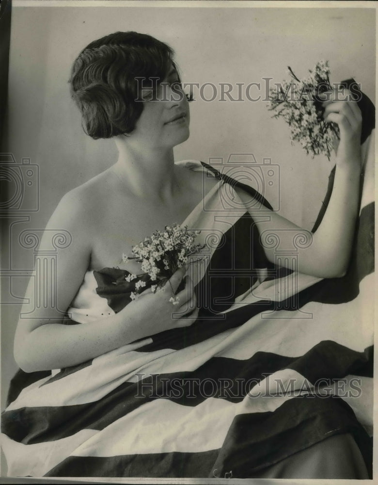 1924 Press Photo Louise Bowman, Active Worker Relief and Assistance Campaign - Historic Images