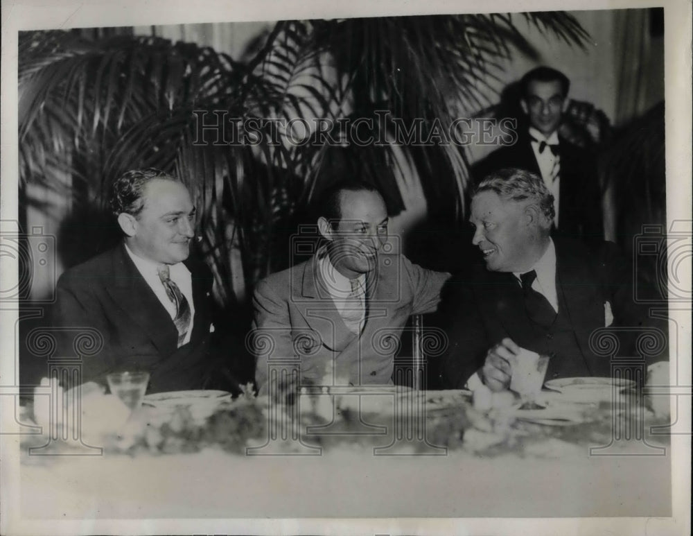 1933 Press Photo Banquet in Honor of Joseph Widener in Miami Beach - nea65716 - Historic Images