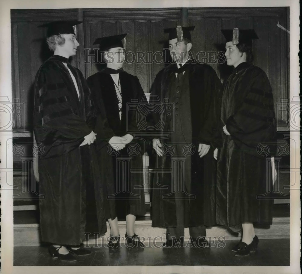 1938 Professors Kaan, Johnstin, Zigler And Dodson, Sigma XI Officers - Historic Images