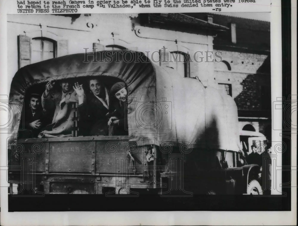 1956 French Camp Du Valhaden  - Historic Images