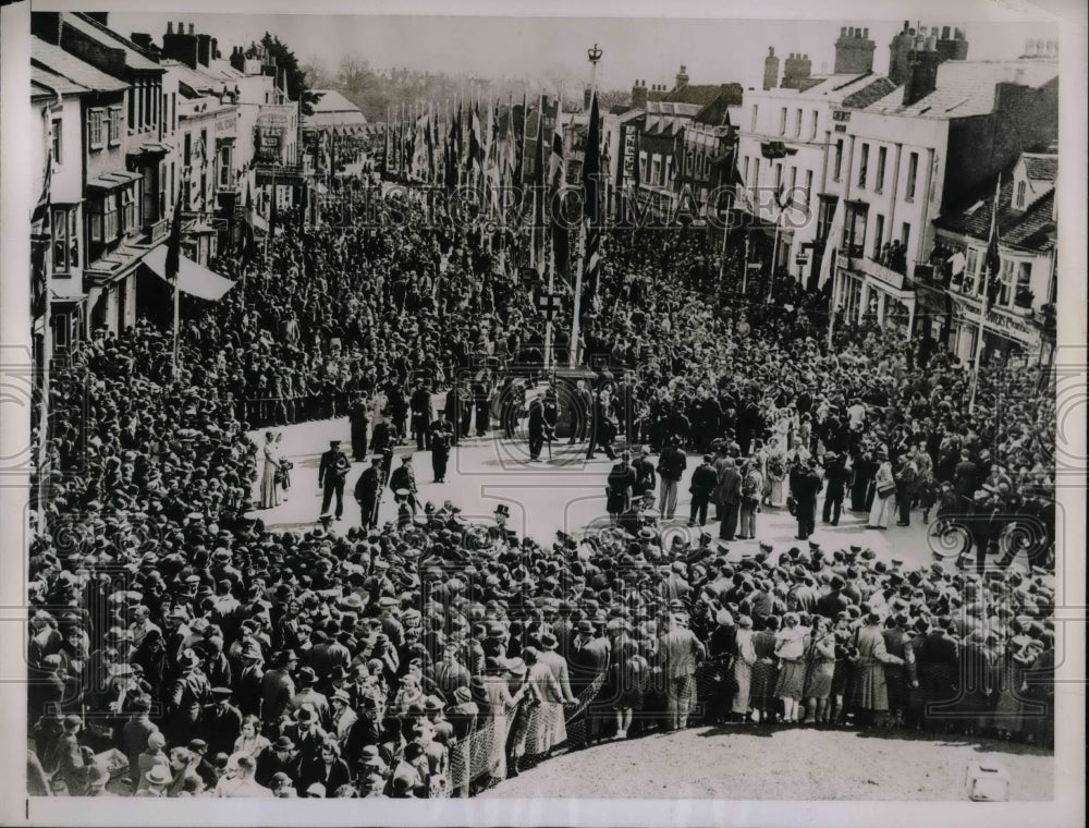 1935 Press Photo William Shakespeare Birthday celebration at Startford. - Historic Images