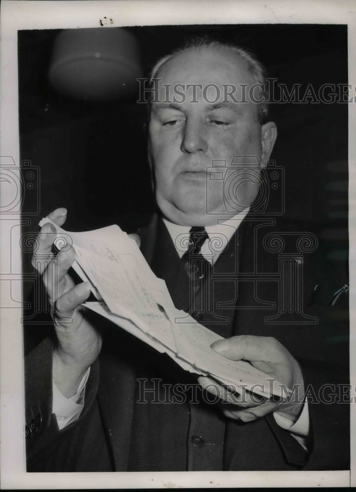 1940 Press Photo James A Gallagher Member of District XIII - nea66019 - Historic Images