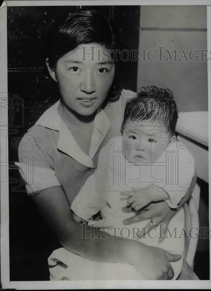 1933 A Japanese orphanage with a nurse Alice Kanwku.  - Historic Images
