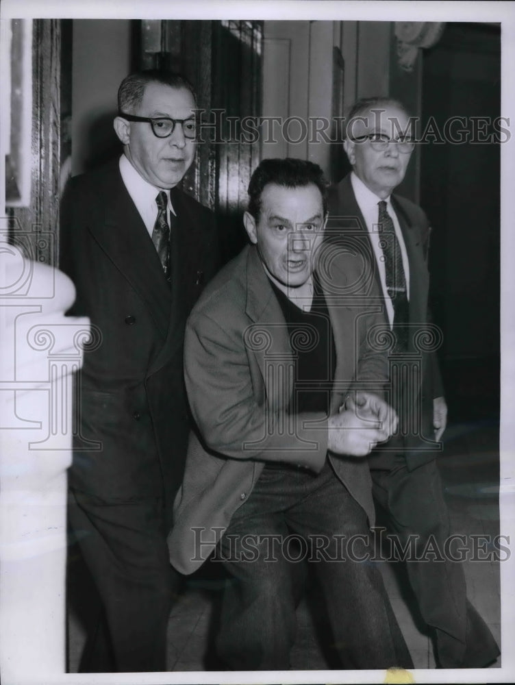 1955 John Allen Kendrick, FBI 10 Most Wanted in custody  - Historic Images