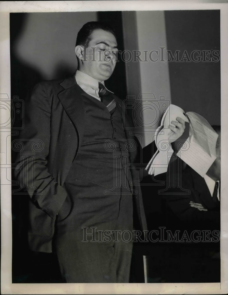 1939 Sidney Katz, of C.I.O. &amp; D.C. Industrial Council  - Historic Images