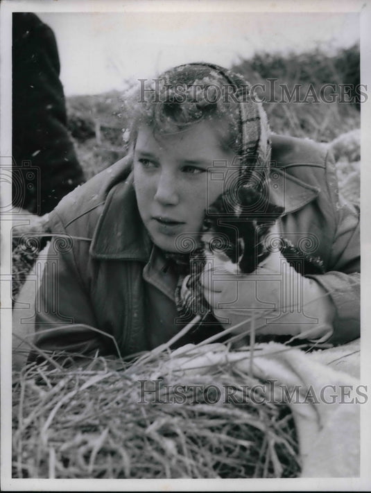 1959 Press Photo Miss Vickie Kele and her kitten - nea66141 - Historic Images
