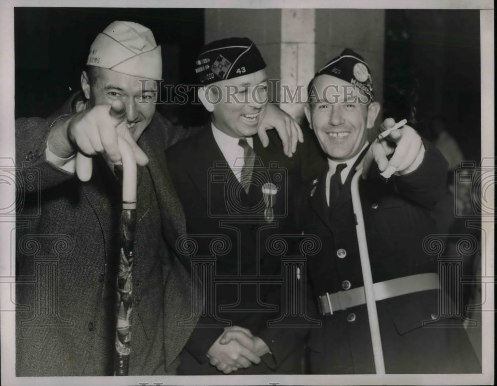 1937 R Howard,M Nolan,H Nohan,American Legion  - Historic Images