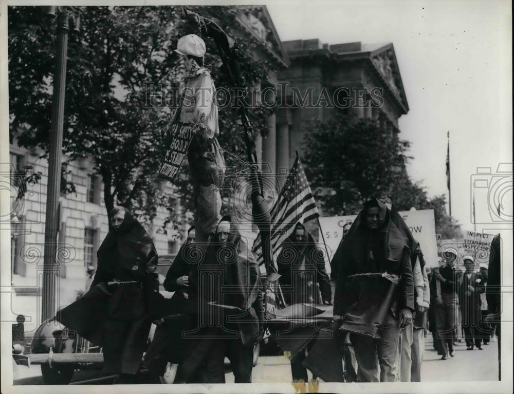 1939 500 Members of Maritime Union Commerce Building  - Historic Images