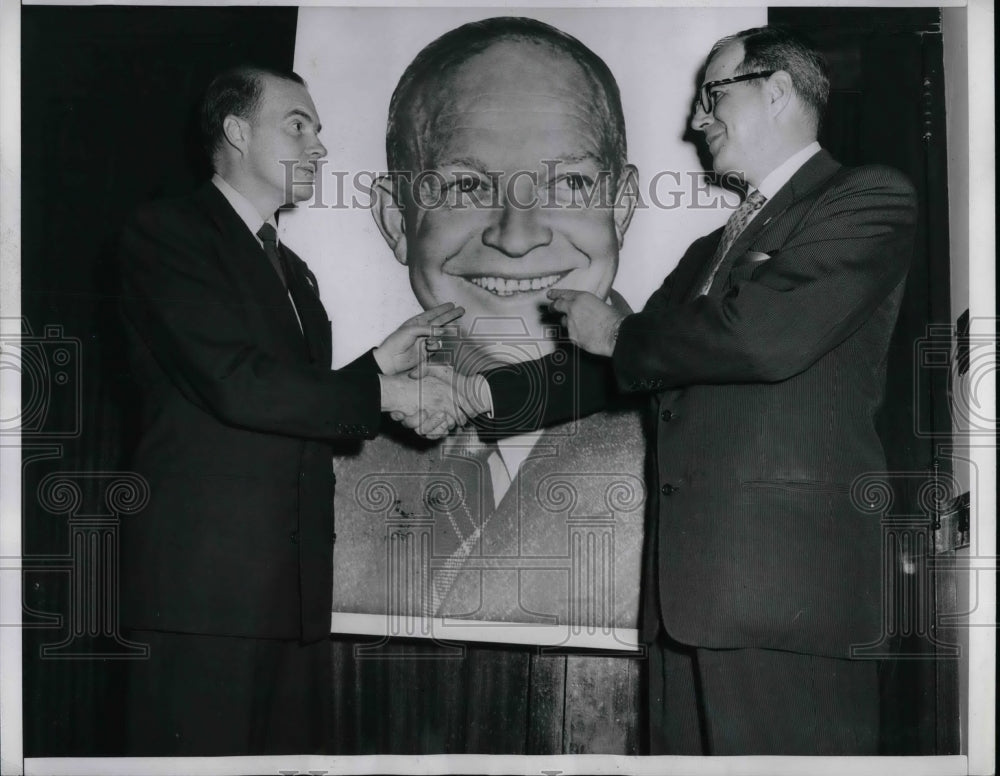 1952 Ill chair for Eisenhower campaign, GA Poole Jr, RW Welch - Historic Images