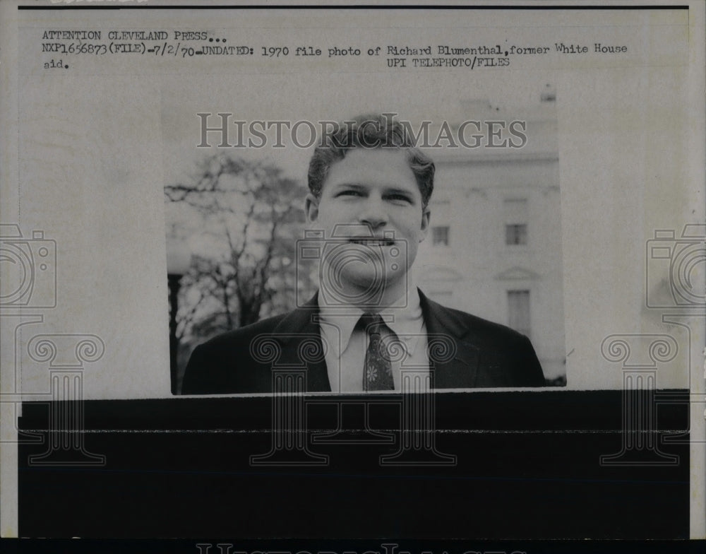 1970 Press Photo Former White House Aide Richard Blumenthal - nea66438 - Historic Images
