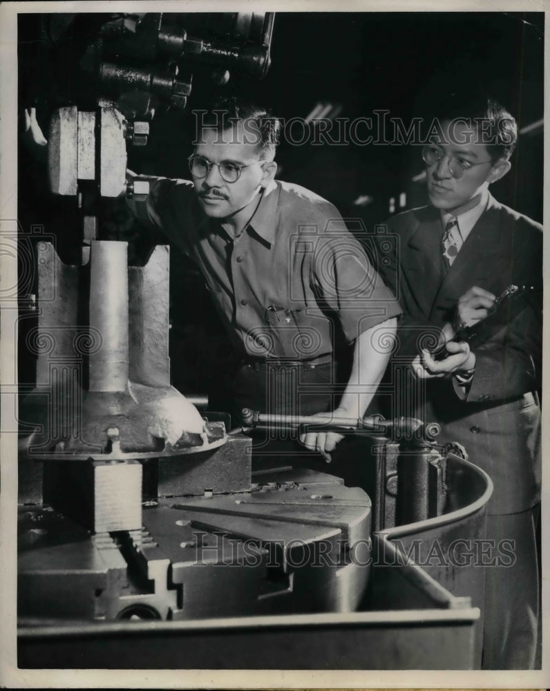 1948 Samuel Galina and William Chu of Westinghouse Electric Corp. - Historic Images