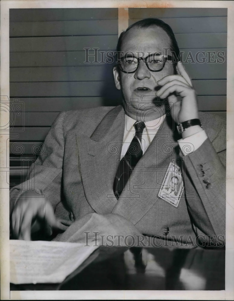 1950 Atomic Energy Comm. chairman Gordon Dean in D.C.  - Historic Images