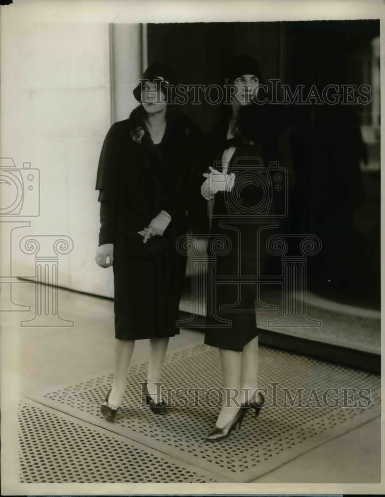 1928 Press Photo Mrs. C. Wagner Mrs. Martin Scott - nea66710 - Historic Images