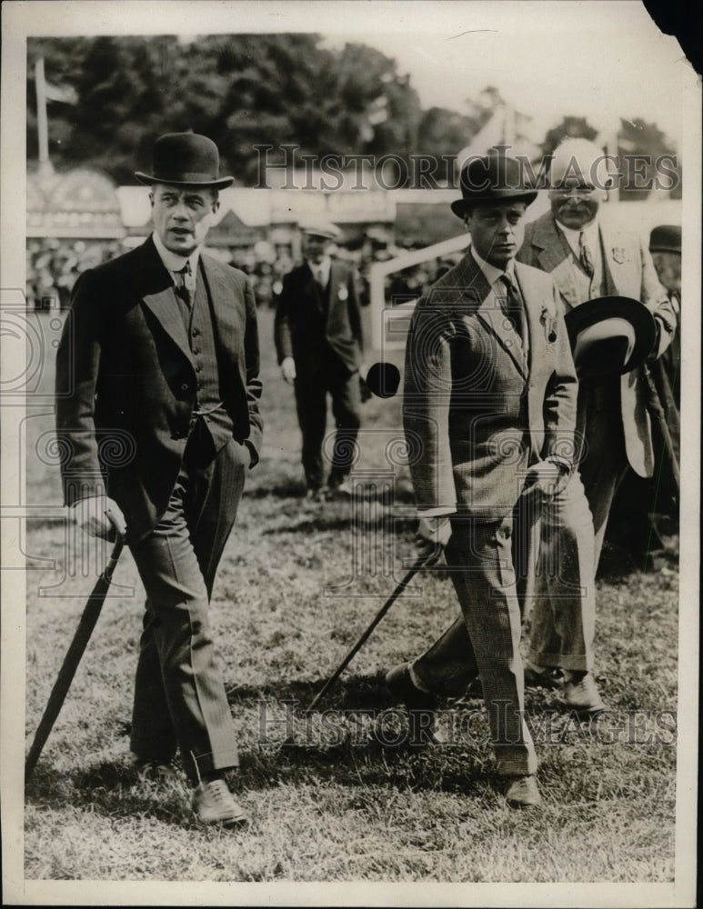 1929 Press Photo The Prince of Wales at Royal Corwall Agri Show - Historic Images