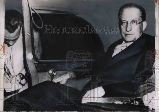 1958 Press Photo Italian Premier, Alcide de Gasperi - Historic Images