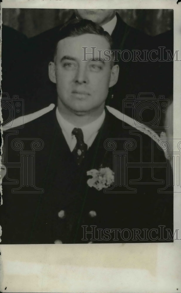 1929 Press Photo Captain WF Amesbury Of The Marquette - nea67126 - Historic Images