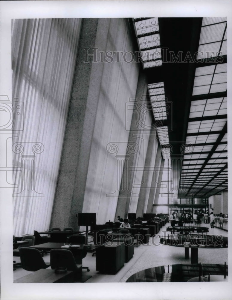 1969 Interior View of Building Made of Fiberglass  - Historic Images