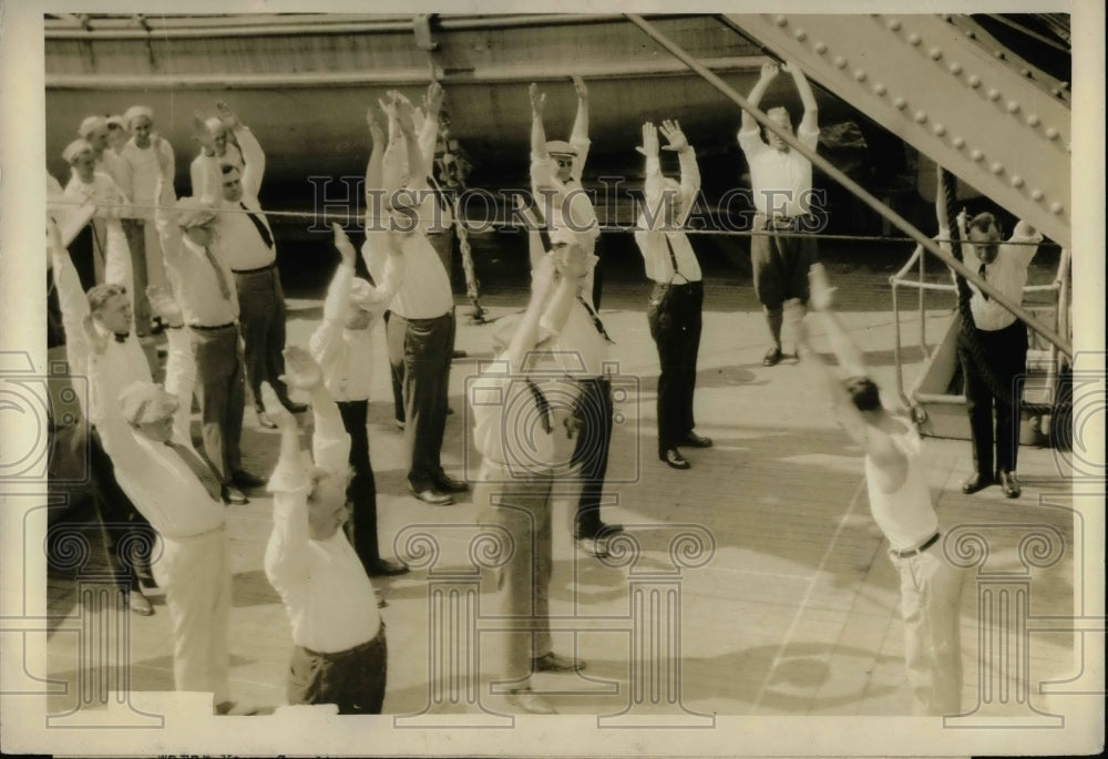 1923 US Senators &amp; Congressmen Take Part In Exercise Session - Historic Images