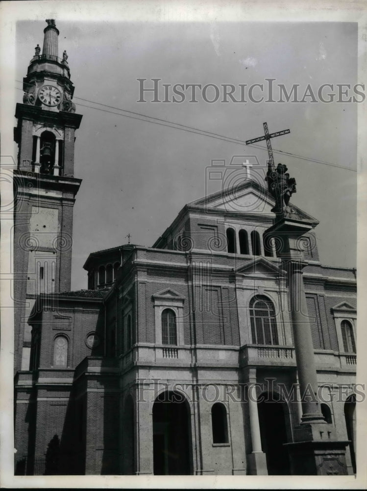 1946 Church of Sant Antonio Abbate renamed Madre Cabrini  - Historic Images