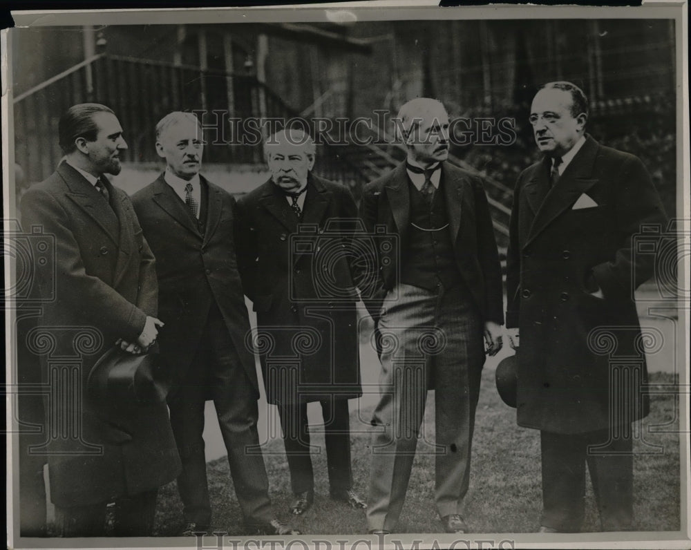 1930 Signor Grandi, Italy, Mr. Stimson, US, Monsieur Briand, France - Historic Images