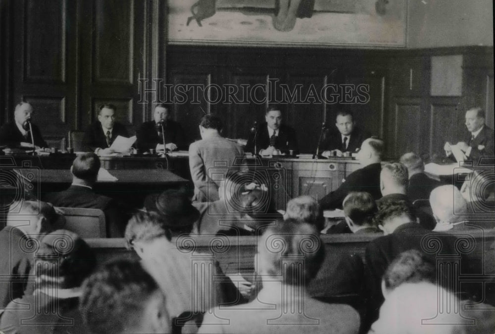 1936 Press Photo Hans Wesemann, German Agent sentenced to 3 yrs for kidnapping.-Historic Images