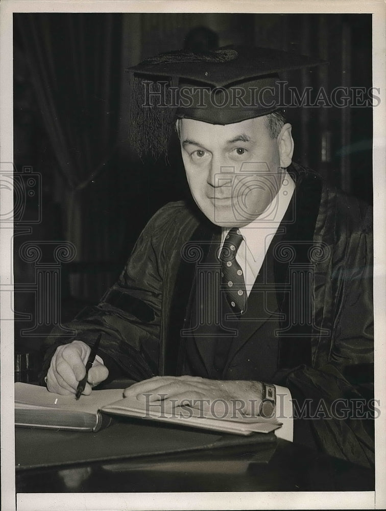 1939 Press Photo Editor of LA Prensa, Brazil paper, Jose Santos Gollan - Historic Images