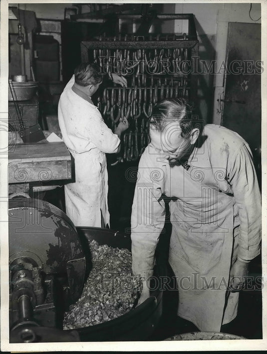 1943 Whiney Burgers Meats  - Historic Images