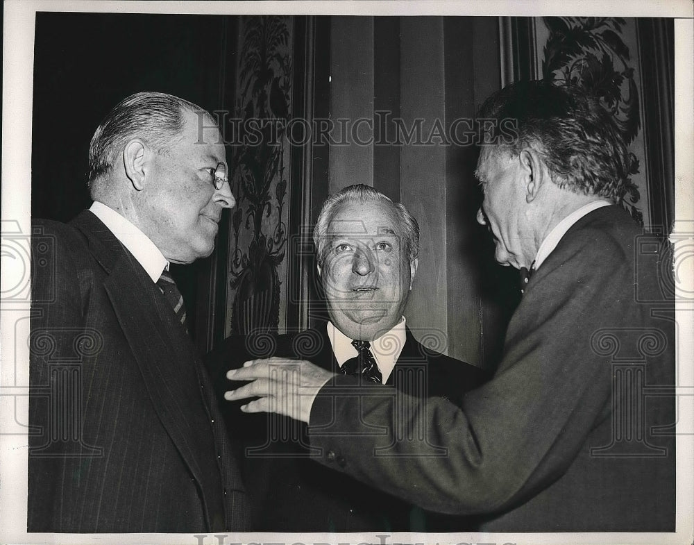 1938 Senators Warren R. Austin, Pat McCarran, William E. Borah - Historic Images