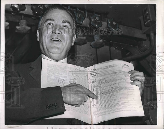 1955 Press Photo IRS Commissioner, T. Coleman Andrews in D.C. - nea68203 - Historic Images