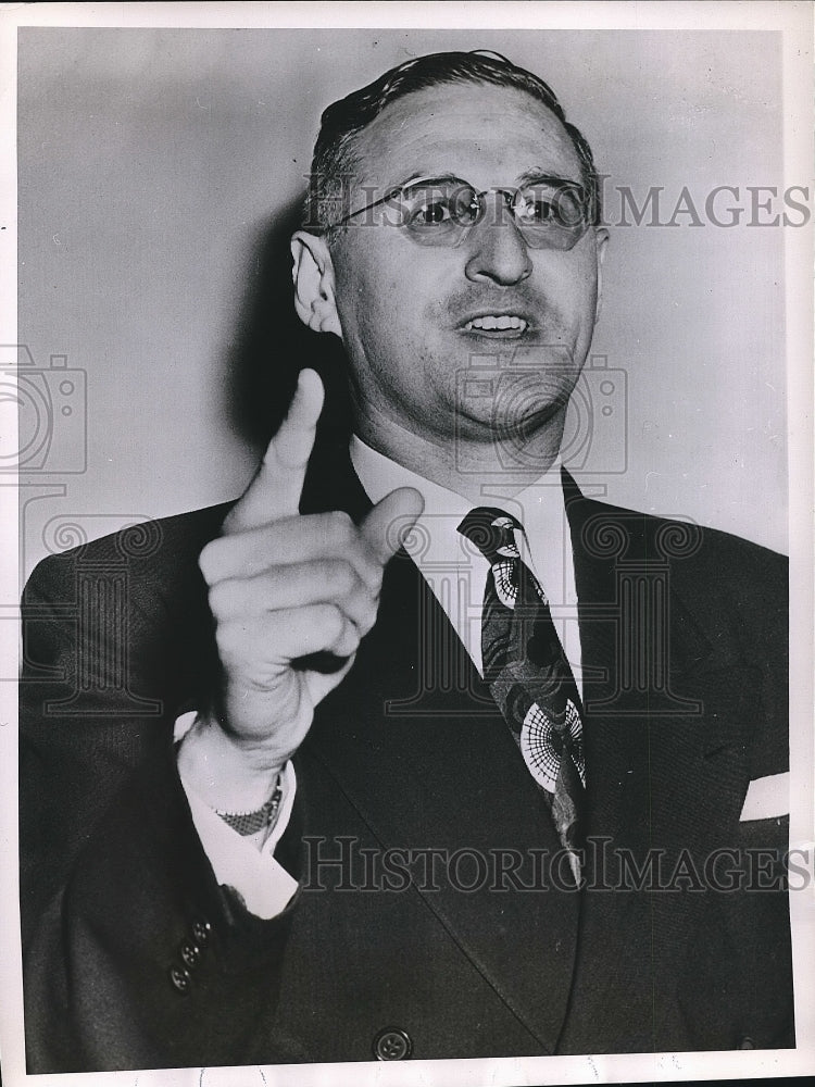 1952 Herbert Bergson Head Of Justice Dept Anti - Historic Images