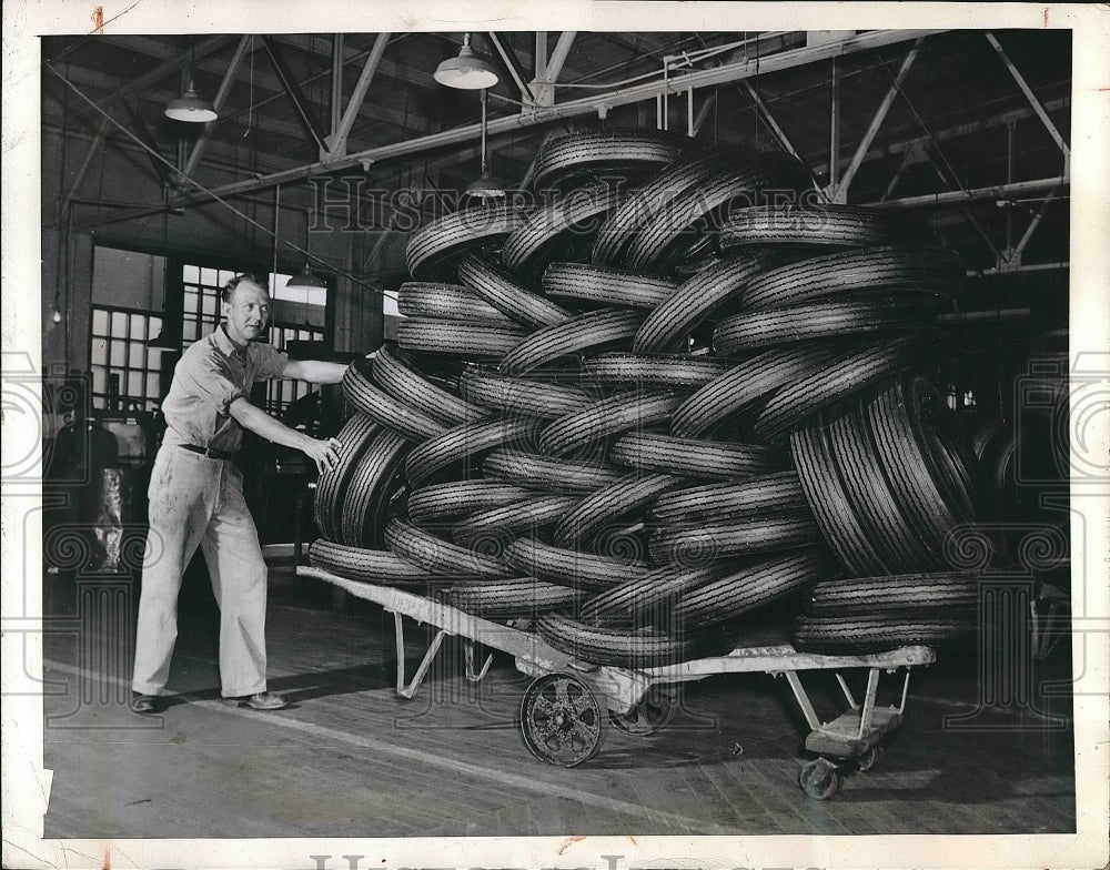 1945 B.F. Goodrich Production Tires  - Historic Images