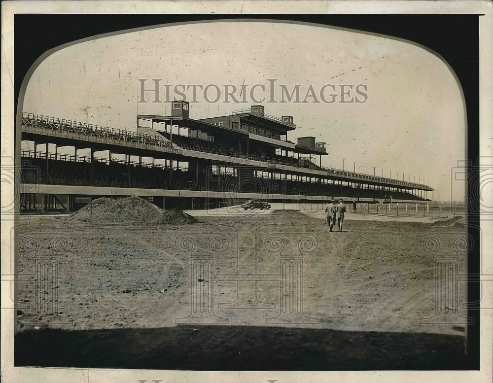1941 Press Photo Roosevelt Raceway at Westbury Long Island - Historic Images