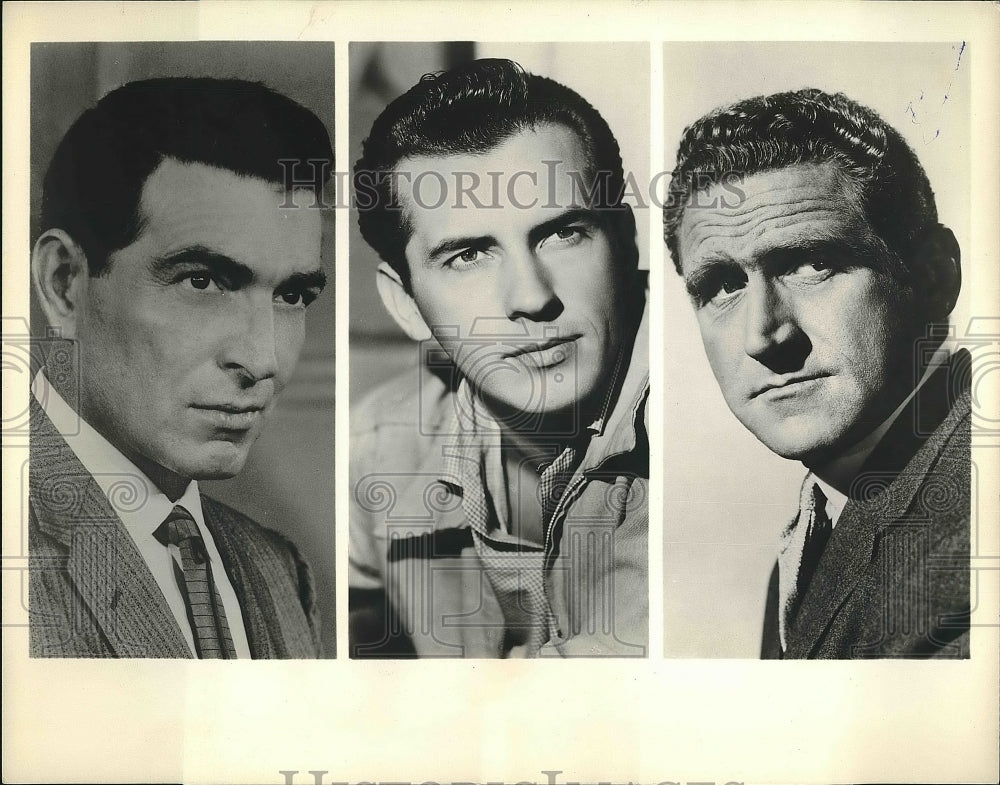 1962 Stephen McNally, Jack Kelly and James Whitmore Promotional - Historic Images