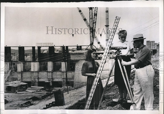 1954 Press Photo Dubossary Hydroelectric Station in Russia - nea68906-Historic Images